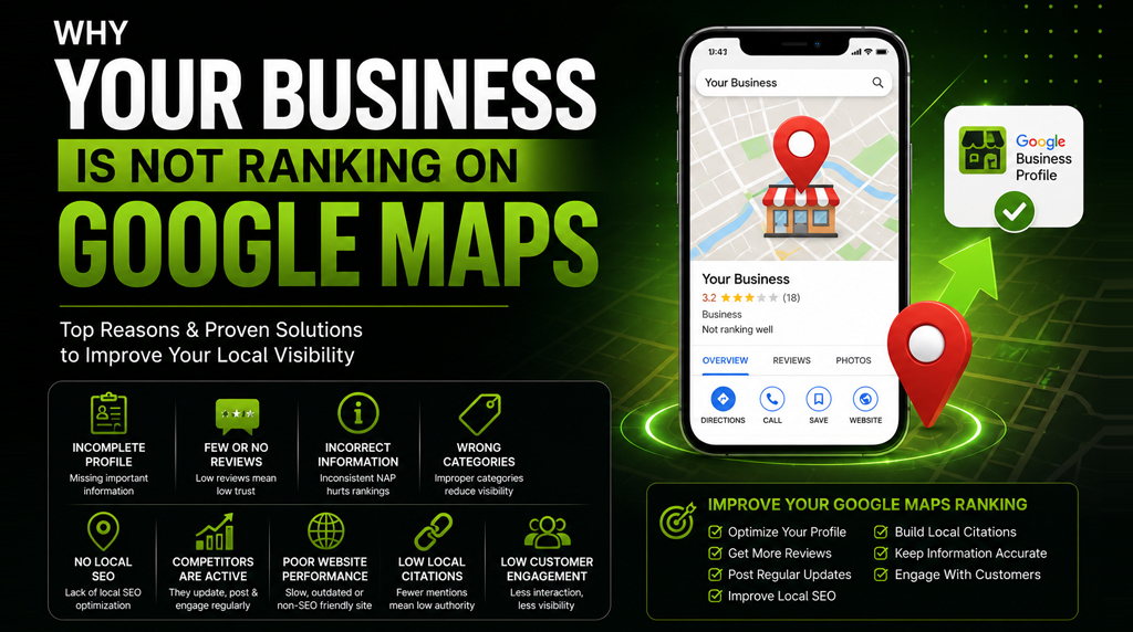 Why Your Business Is Not Ranking on Google Maps